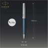 Ручка шариковая PARKER SONNET PREMIUM K537 Metal Blue CT M CW2119649